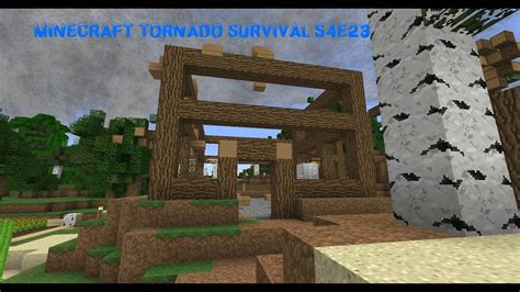 Minecraft Tornado Survival Localized Weather Mod S4E23 EF5 TORNADO