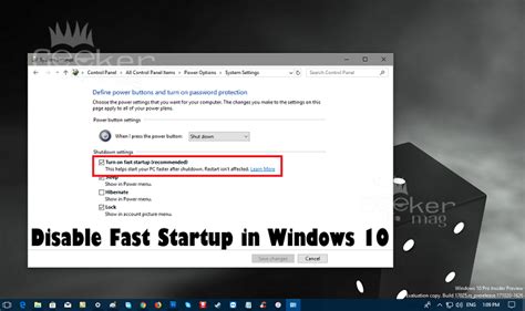 Disable Fast Startup Simple Steps To Do That In Windows Itechguides