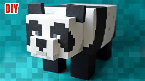 Diy Minecraft Panda From Scratch Minecraft Papercraft Panda Paper