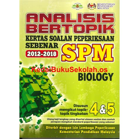 ANALISIS BERTOPIK KERTAS SOALAN PEPERIKSAAN SEBENAR SPM 2012 2018