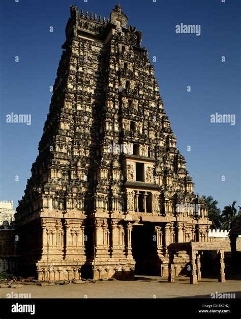 Srirangam Temple, Tamil Nadu, India, Asia Stock Photo - Alamy