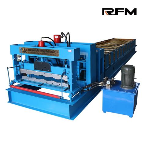 Step Tile Glazed Profile Color Steel Roof Sheet Roll Forming Machine