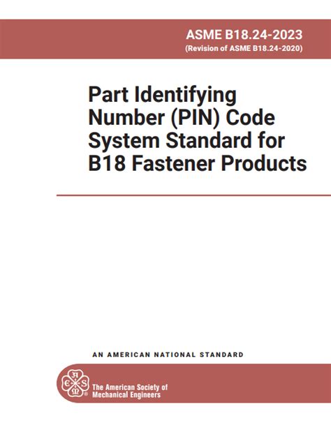 ASME B18 24 2023 PDF 2023 Edition ASME BPVC Online Store