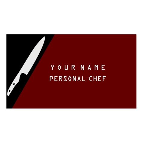 PERSONAL CHEF BUSINESS CARDS | Zazzle