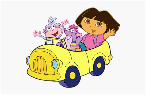 Dora The Explorer Car, HD Png Download - kindpng