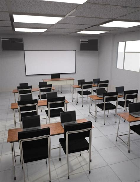 Business School Classroom Render State