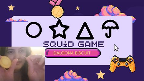 Dalgona Biscuit Desafio Round Squid Game Youtube