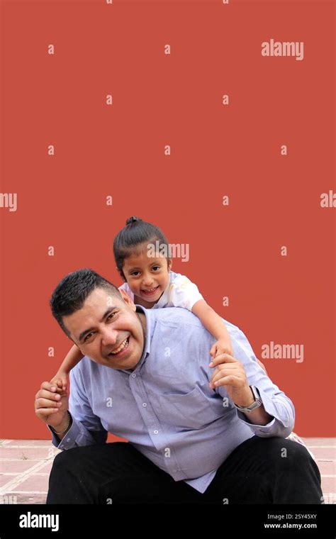 Divorced Single Dad Plays With His 3 Year Old Brunette Latina Daughter They Cuddle And Show