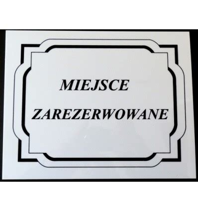 Miejsce Zarezerwowane