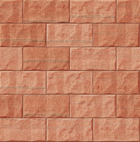 Pillowed Corncockle Red Sandstone Stretcher Architextures