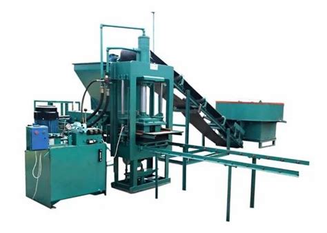 Semi Automated Fly Ash Brick Machine Stationary Type At Rs