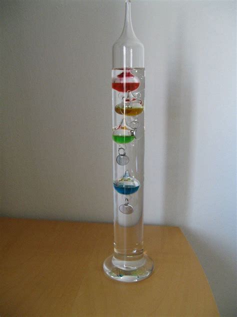 Multi Coloured Galileo Thermometer With Silver Tags In Westhill