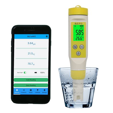 Yinmik Digital Ph Meter Smart Bluetooth Ph Tester With Atc Water