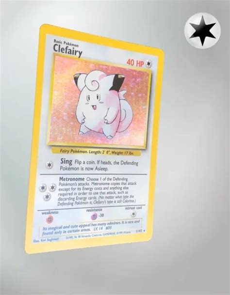 Clefairy 5 102 Base Set TCG Coleccionistas