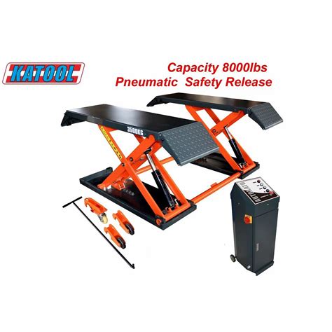 KATOOL, Mid Rise Scissor Lift Capacity 8000lb., Model# KT-X80