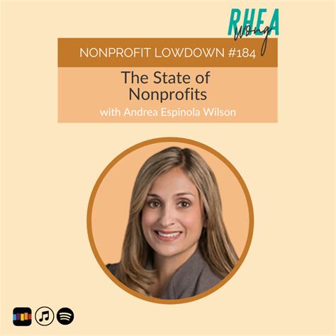 The State Of Nonprofits With Andrea Espinola Wilson Rhea Wong Consulting