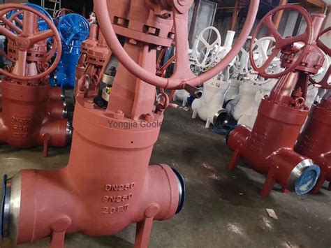 2500lb4500lb Wc6 Butt Welded Motorized Pressure Seal Power Plant Gate Valve China Motorized