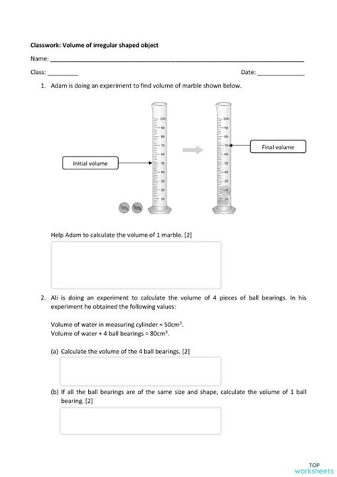 Irregular Volume Shapes Worksheet Education Worksheets Library