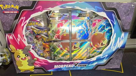 Pokémon TCG Morpeko V Union Special Collection box Unboxing Review