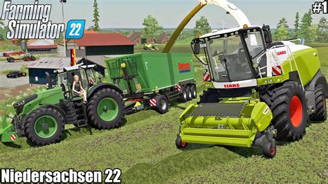 New Map Lets Start A New Career With Grass Silage Harvesting│niedersachsen 22│fs 22│ Timelapse