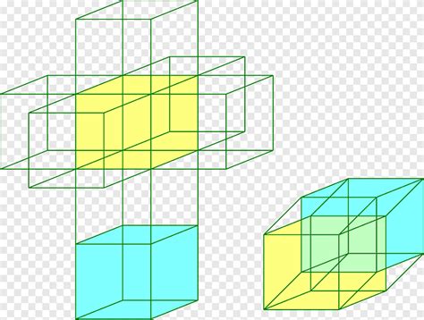 The Fourth Dimension Tesseract Four Dimensional Space Hypercube Cube