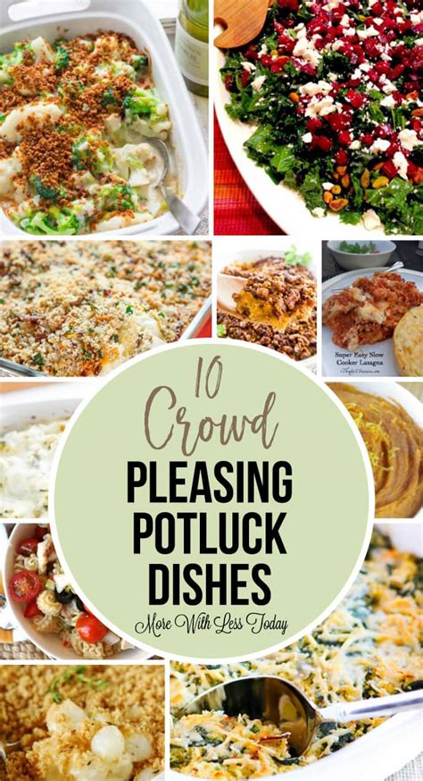 10 Crowd Pleasing Potluck Dishes - Easy Recipes to Feed a Crowd