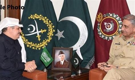 Coas General Qamar Javed Bajwa Calls On Saudi Arabian Ambassador