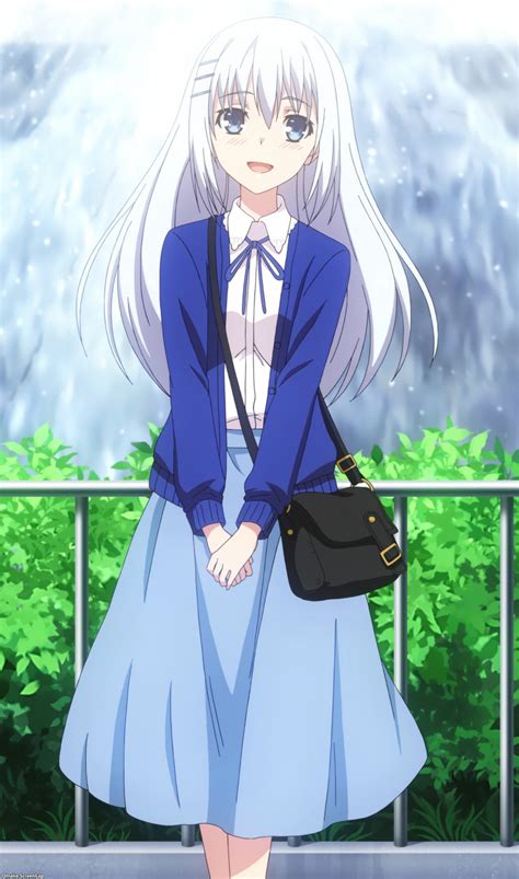 Wallpaper Tobiichi Origami Date A Live Long Hair White Hair Anime