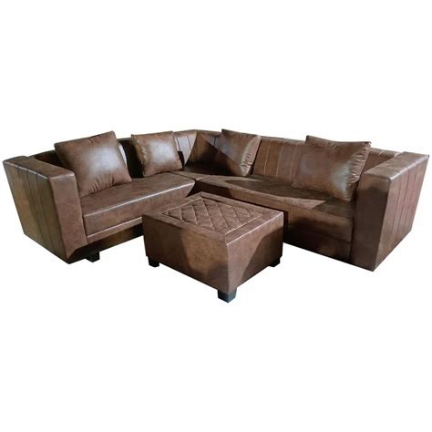 Sheesham Wood 5 Seater Brown L Shape Sofa Set At Rs 16000 Set In