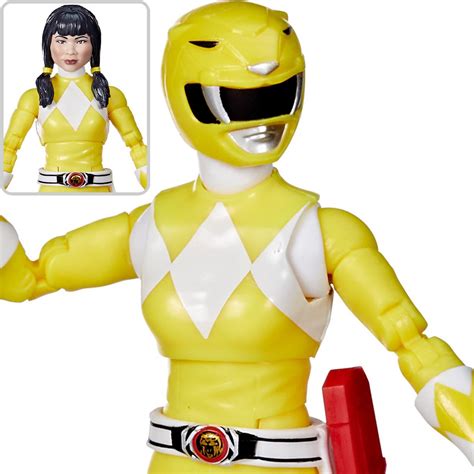 Power Rangers Lightning Collection Remastered Mighty Morphin Yellow Ranger 6 Inch Action Figure