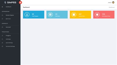 Aplikasi Simpeg Codeigniter New Version