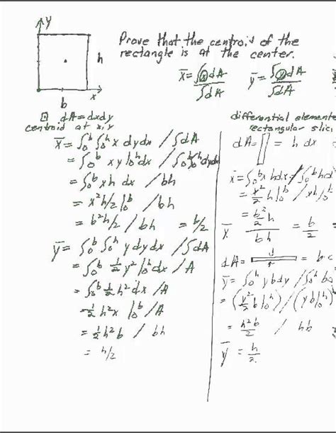 Centroid of a Rectangle - YouTube