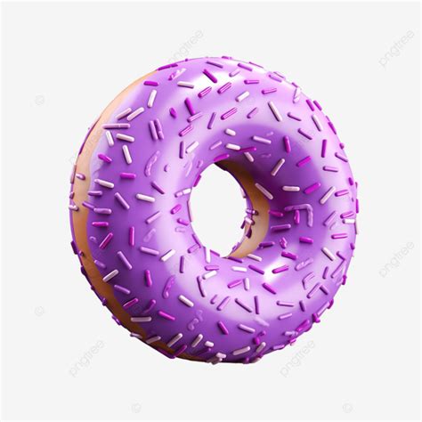 Purple Sweet Donut Pixelated Sweet Purple Food Png Transparent Image