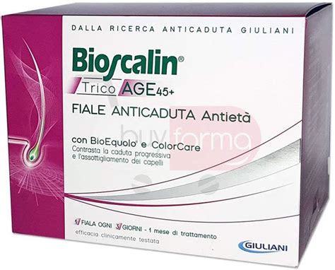 Bioscalin TricoAge 45 Donna 10 Fiale Amazon It Bellezza