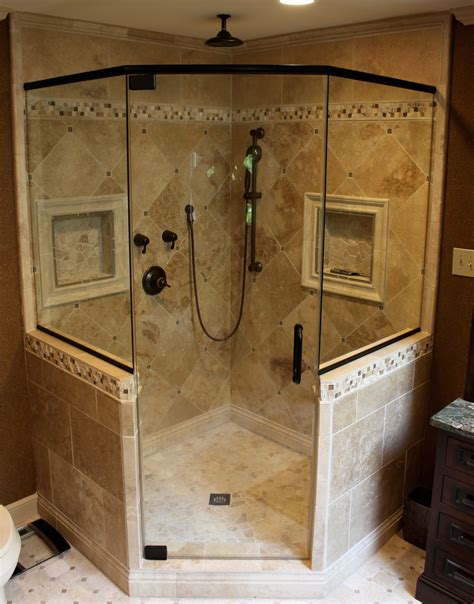 Corner Shower Stall Dimensions Ideas Image To U