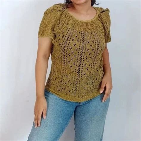 Multicolor Cotton Crochet Ladies Top Casual Wear At Rs 70 Piece In New