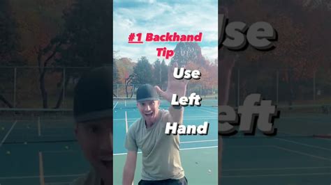 #1 Backhand Tip #tennis - Win Big Sports