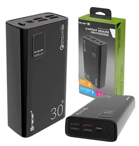 Павербанк Powerbank TRACER Modi 30000 mAh QC3 0 PD SCP ID