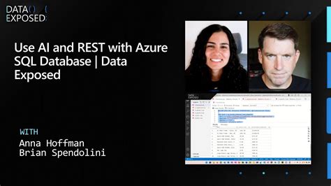 Use Ai And Rest With Azure Sql Database Data Exposed Youtube