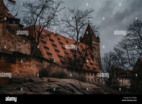 Nuremberg, Germany 12.22.2019 Beautiful Nuremberg castle in winter ...