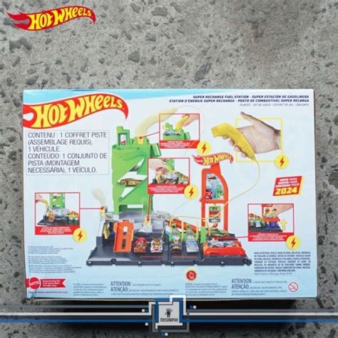 Jual Hot Wheels City Super Recharge Fuel Station Track Playset Hotwheels Lets Race Di Seller