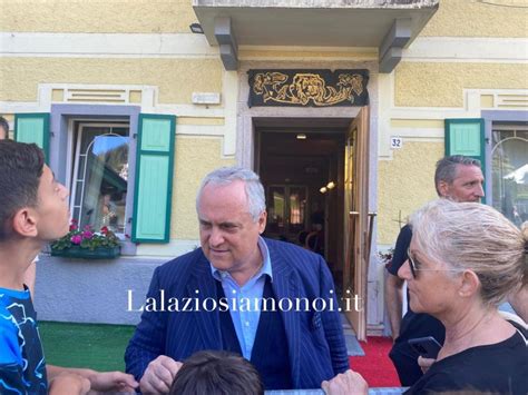 Lazio Lotito Castellanos Il Migliore E Su Milinkovic VIDEO FOTO