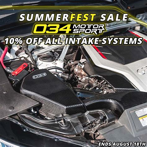 The 034Motorsport Summerfest Sale Begins Today