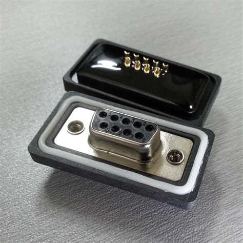 Factory Sale Waterproof Ip67 Rs232 D Sub 9pin Female Socket Connector