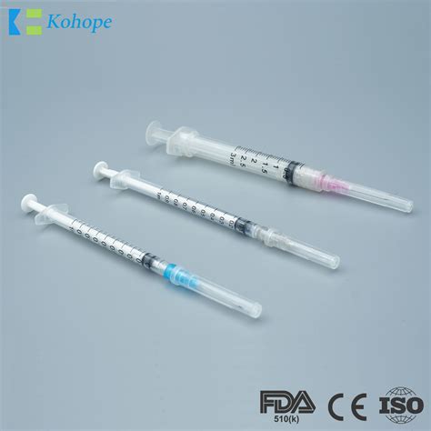 03ml 05ml 1ml Syringe Medical Disposable Tuberculin Vaccine Plastic