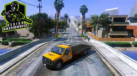 2008 Ford F550 Flatbed Tractari Auto Paintjob - GTA5-Mods.com