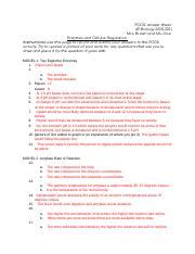 Enzymes And Cellular Regulation Ap Bio Pogil Answer Sheet