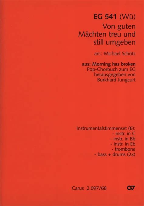 Von guten Mächten treu und still umgeben EG 541 Wü from Siegfried