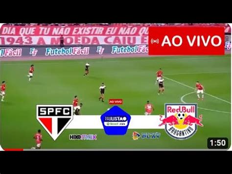 S O Paulo X Bragantino Ao Vivo Imagens Campeonato Paulista