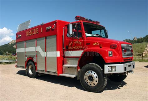 Red Fire Rescue Truck Editorial Stock Image Image Of Assistance 36303284